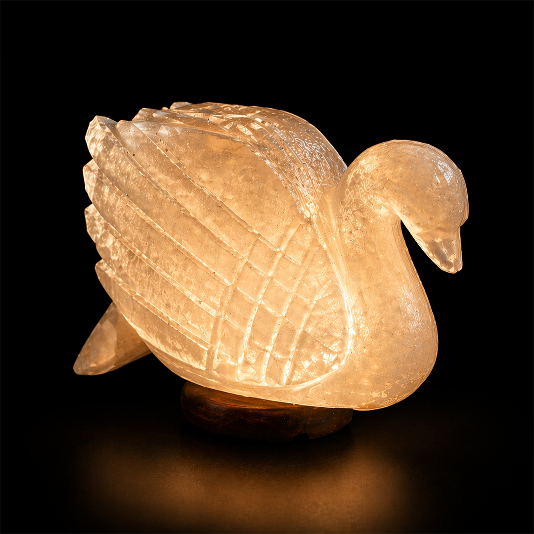 Himalayan Salt Lamp – Hand-Carved Crystal Elegance