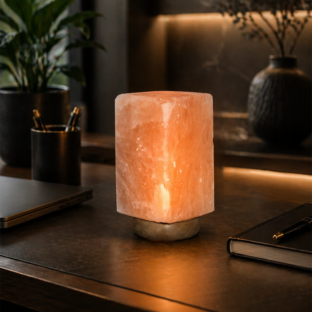 Himalayan Salt Lamp – Sculpted Minimal Form